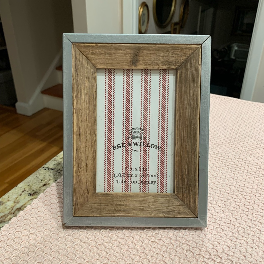 Bee & Willow wood and metal picture frame